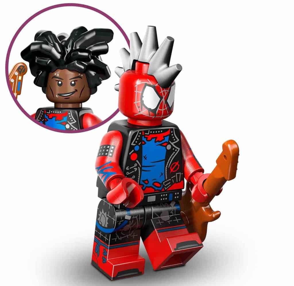 LEGO Minifiguras | Spider-Man: Cruzando el Multiverso Hobie Brown/Spider-Punk - 71050-02