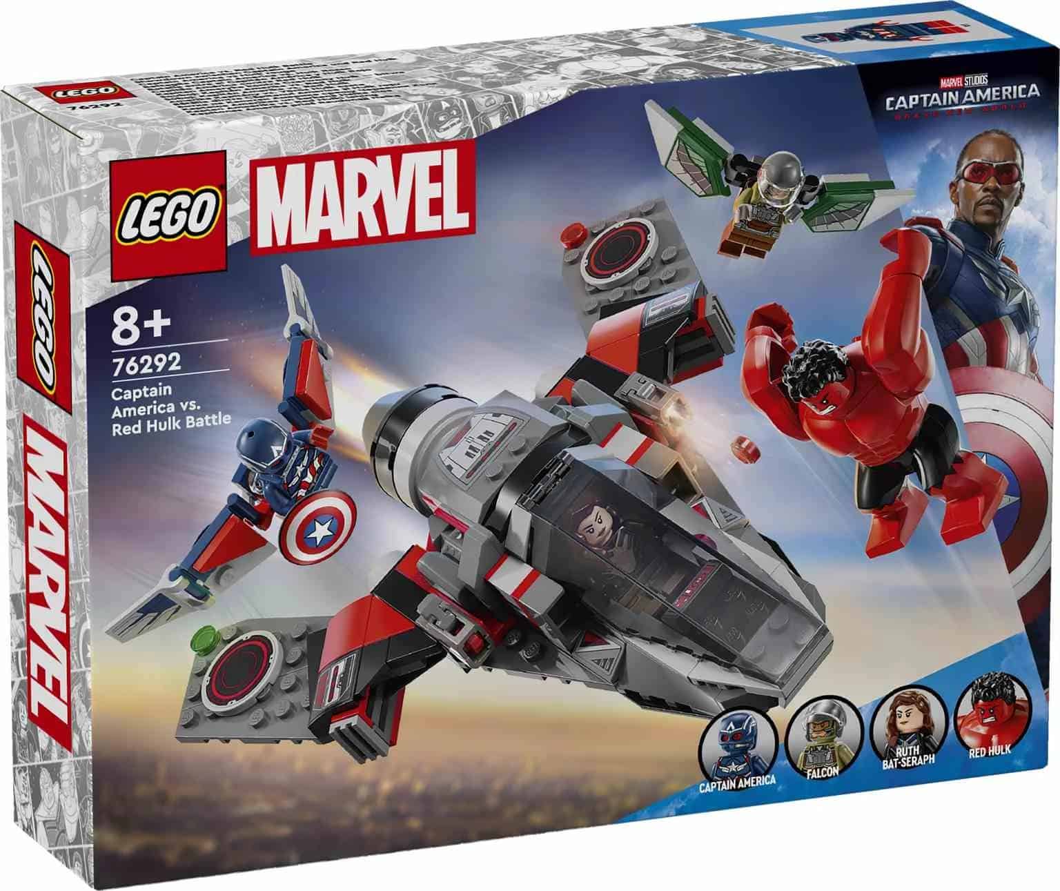 LEGO MARVEL | Batalla entre el Capitán América y Hulk Rojo - 76292