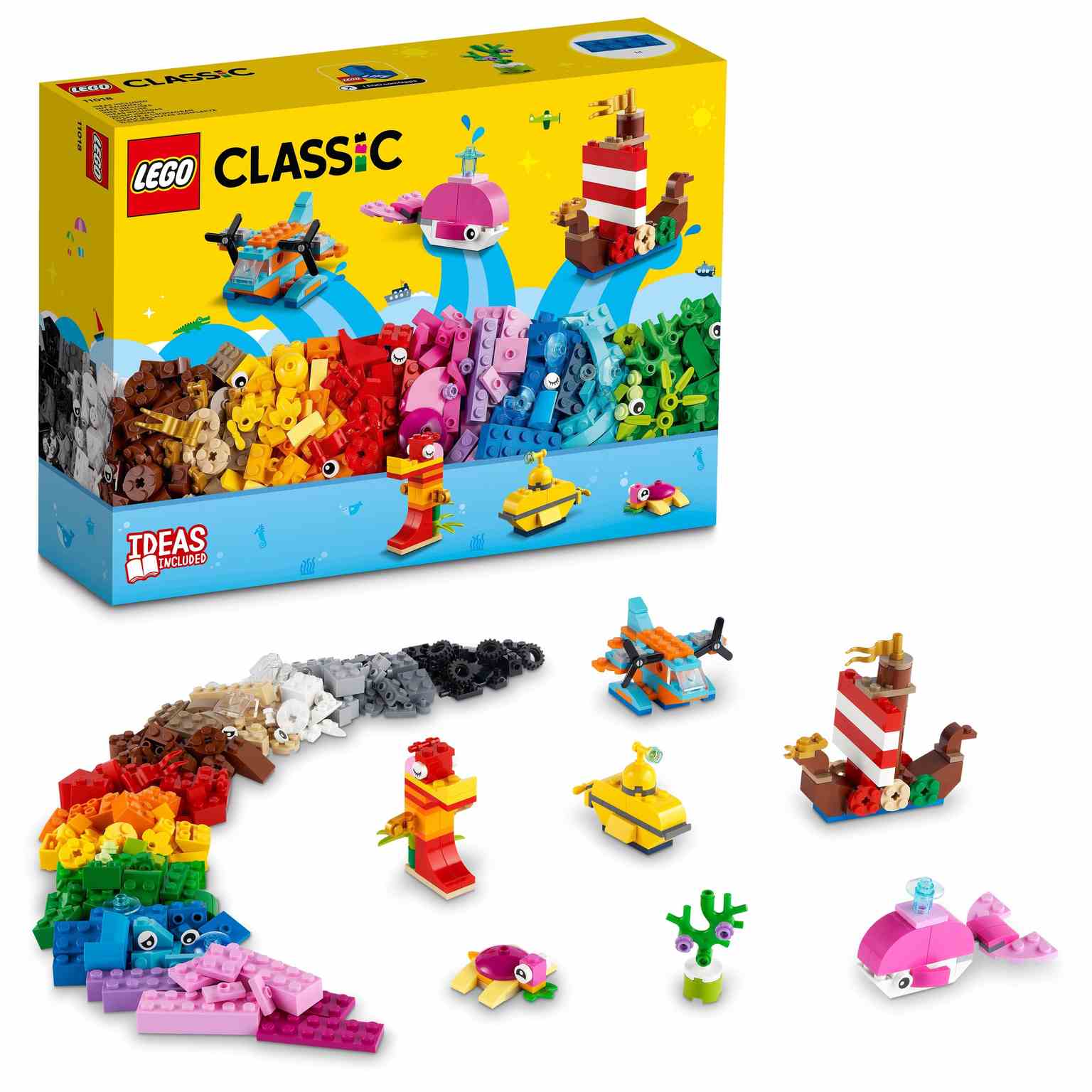 LEGO Classic | Diversión Oceánica Creativa 11018