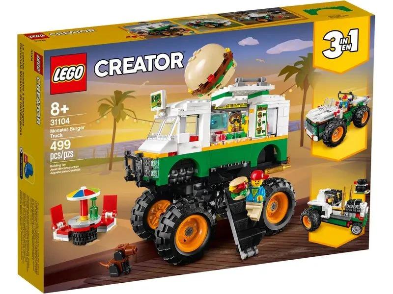 Lego Creator Monster Truck Hamburguesería 31104