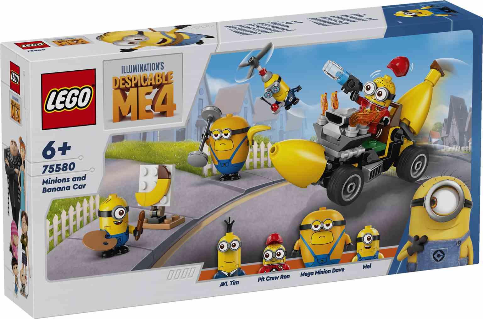 LEGO MINIONS | Minions y Coche Banana - 75580