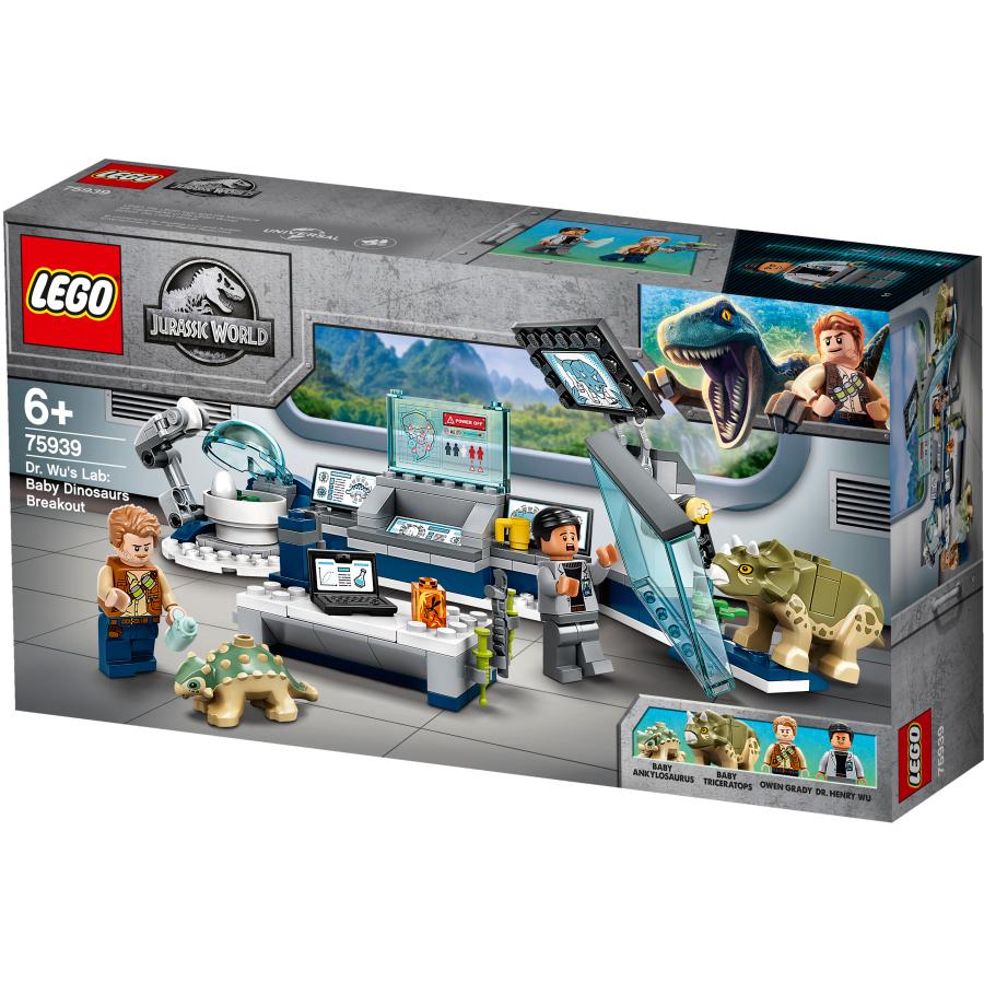 LEGO Jurasssic World | Laboratorio del Dr. Wu Fuga de las Crías de Dinosaurio 75939