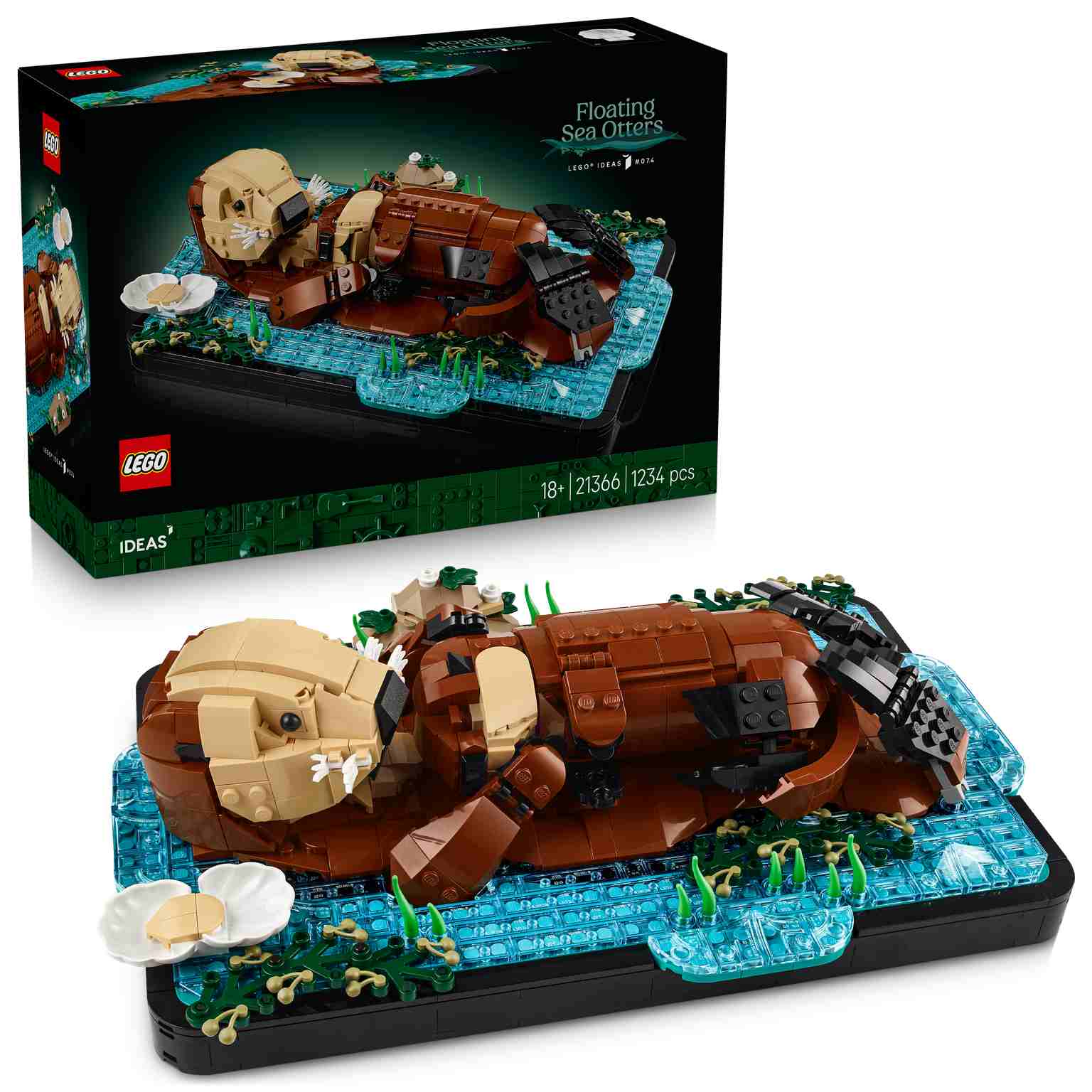 LEGO IDEAS | Nutrias Marinas a Flote - 21366