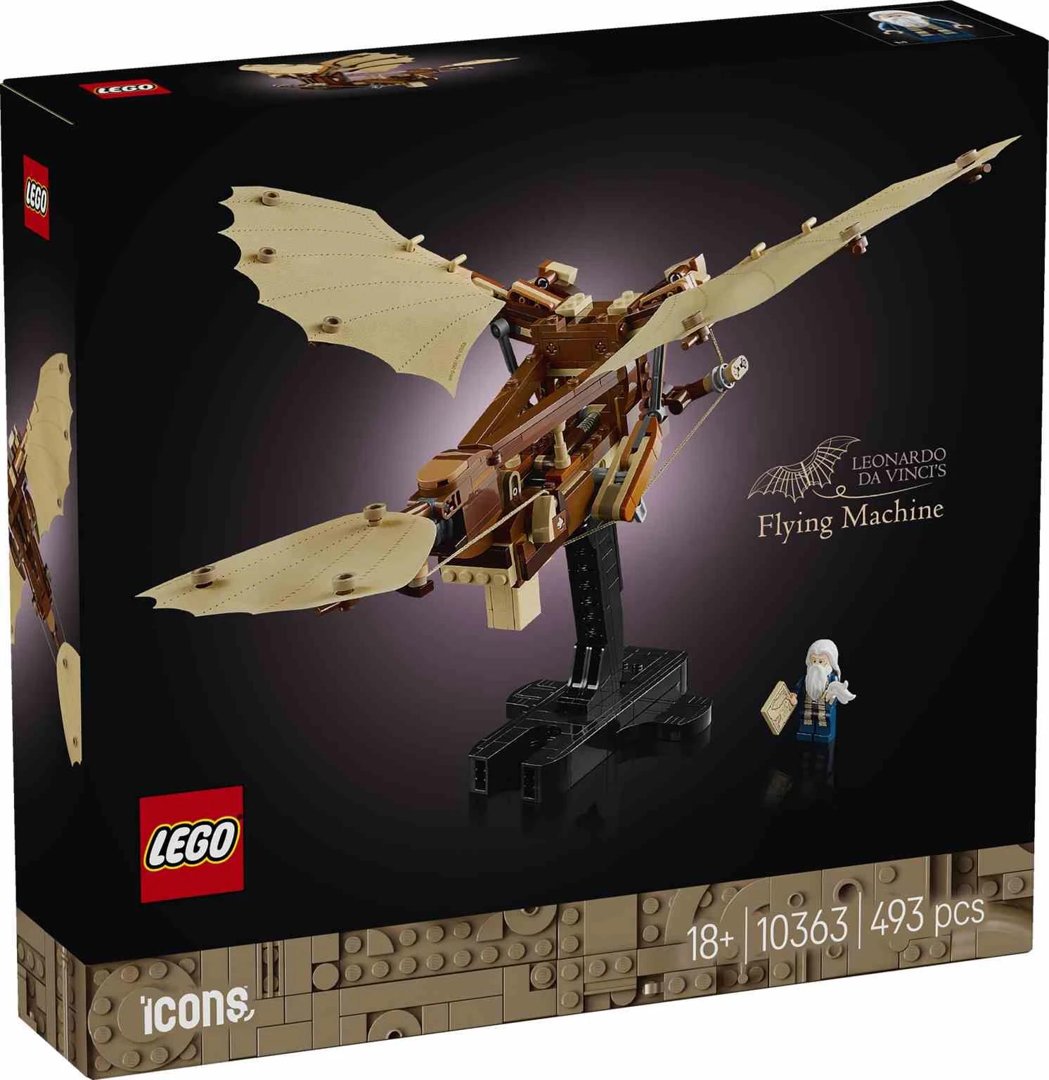 LEGO ICONS | Máquina Voladora de Leonardo da Vinci - 10363