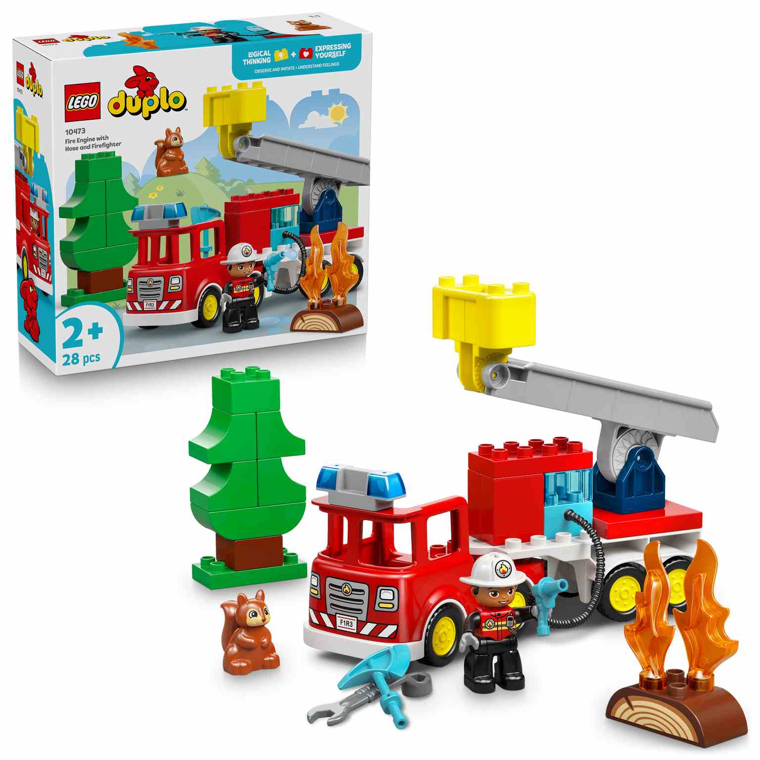 LEGO DUPLO | Camión de Bomberos con Manguera - 10473