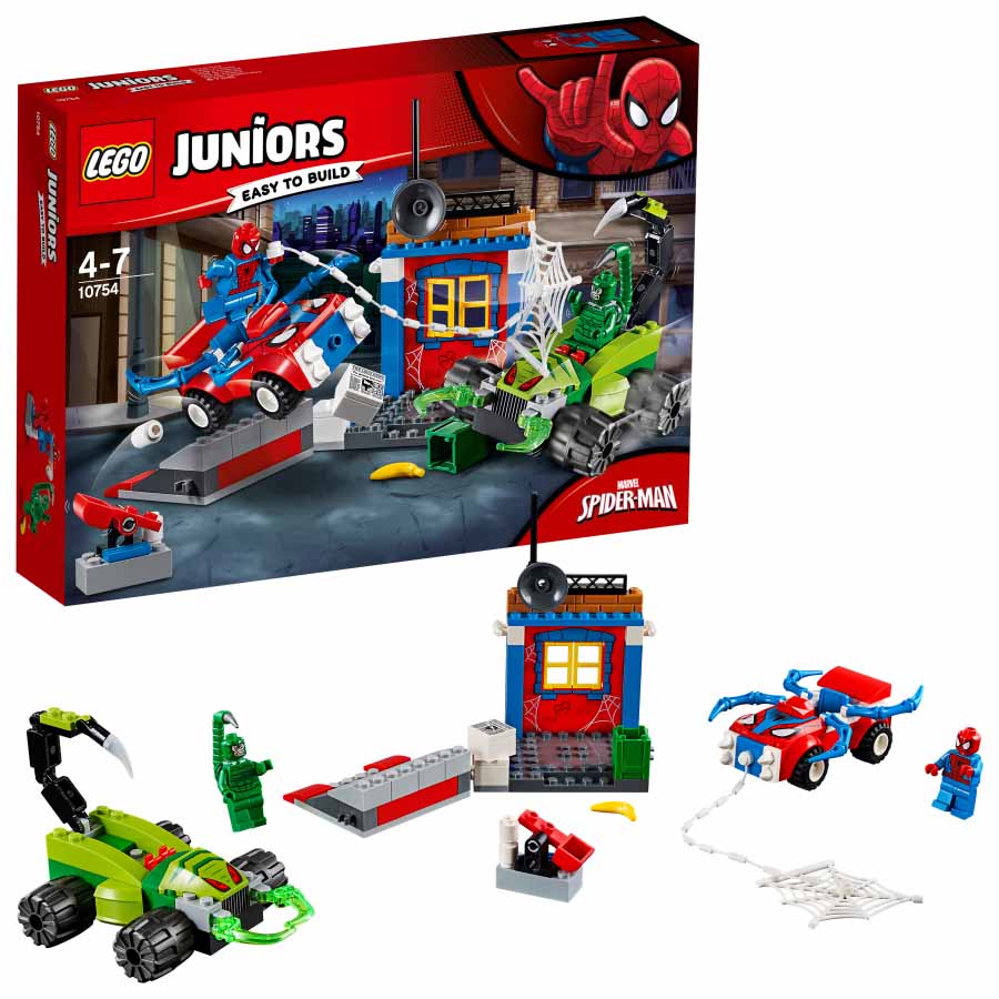 LEGO Juniors | Spider-Man vs. Escorpión: batalla callejera Spiderman 10754