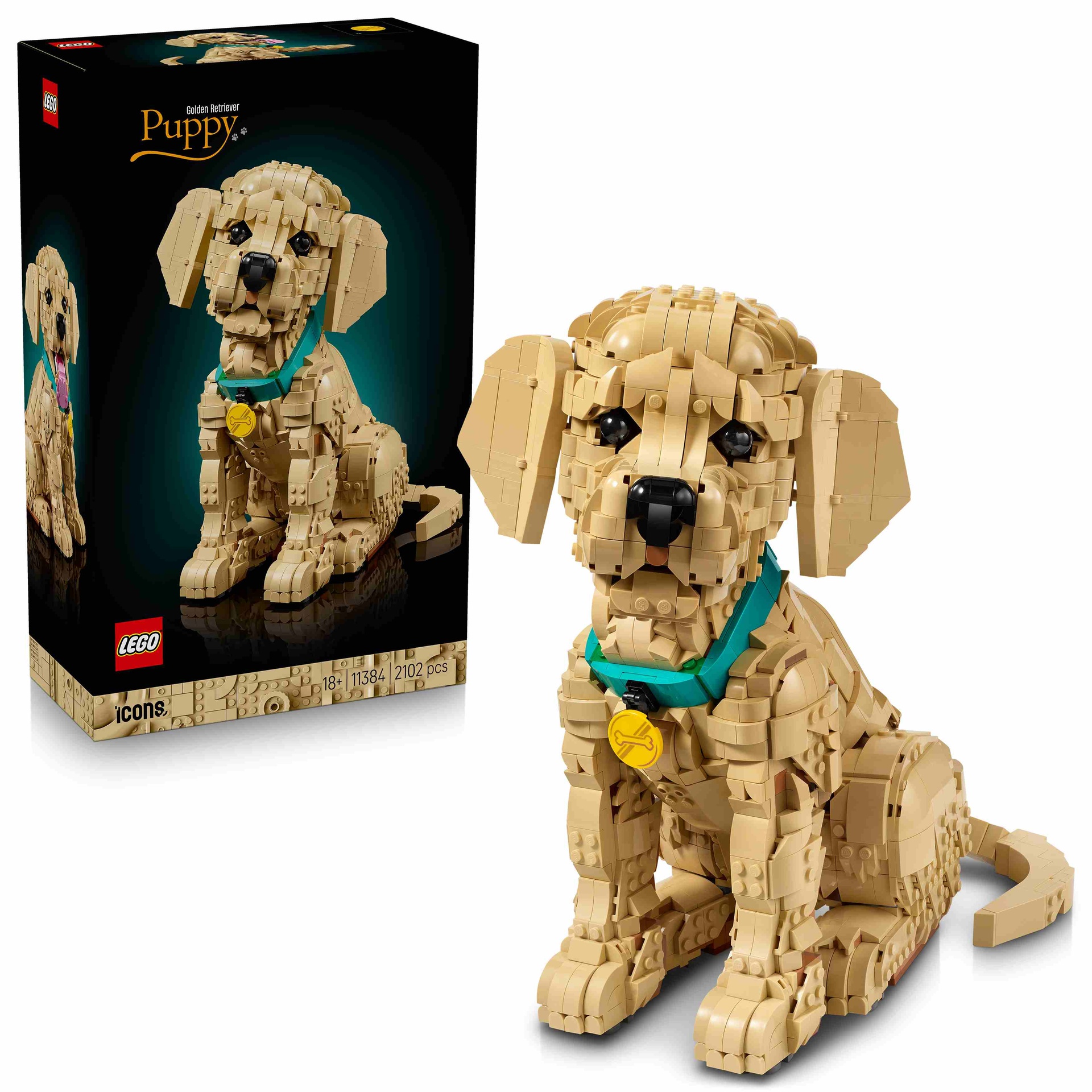 LEGO ICONS | Cachorro de Golden Retriever - 11384 ABRIL 2026