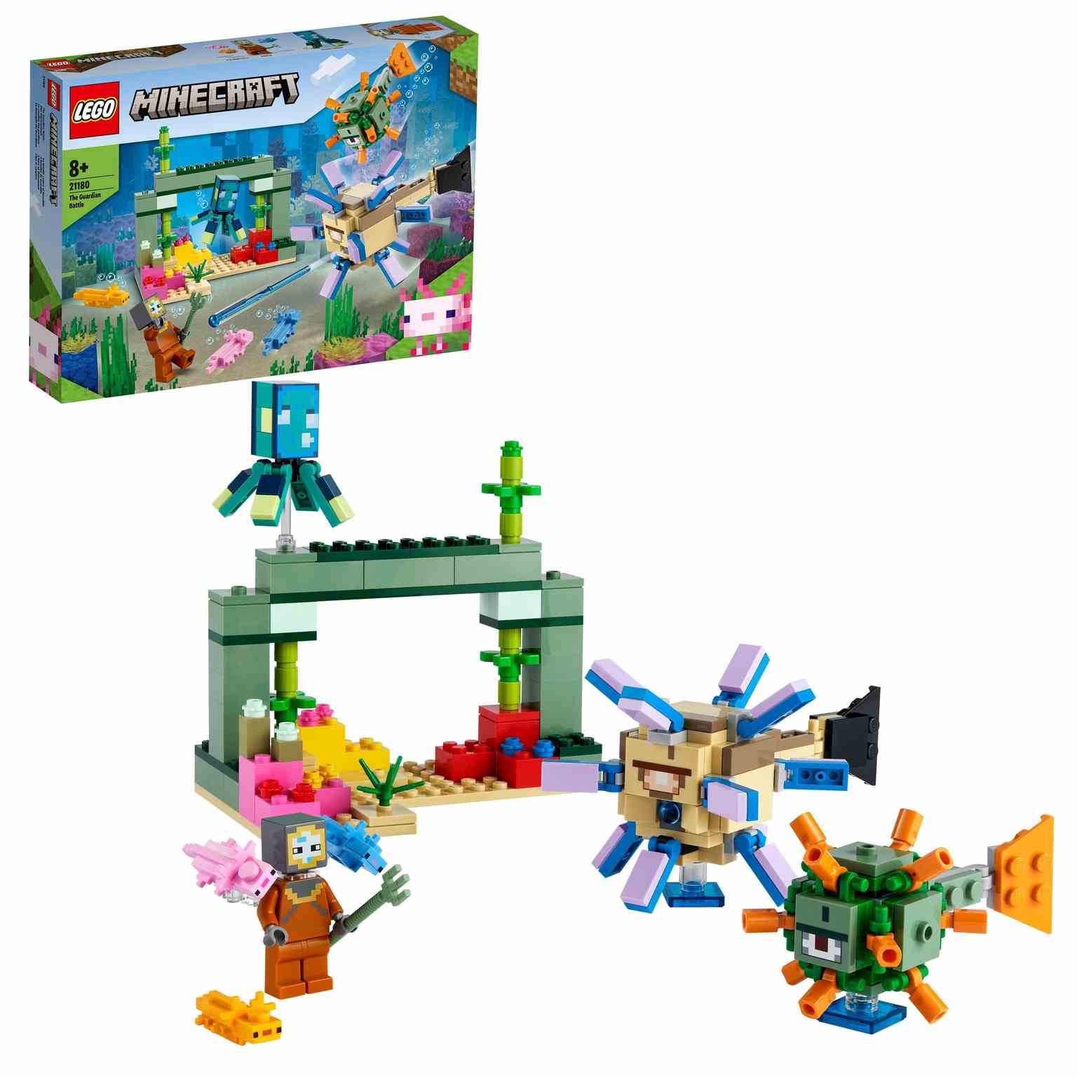 LEGO MINECRAFT | La Batalla contra el Guardián 21180