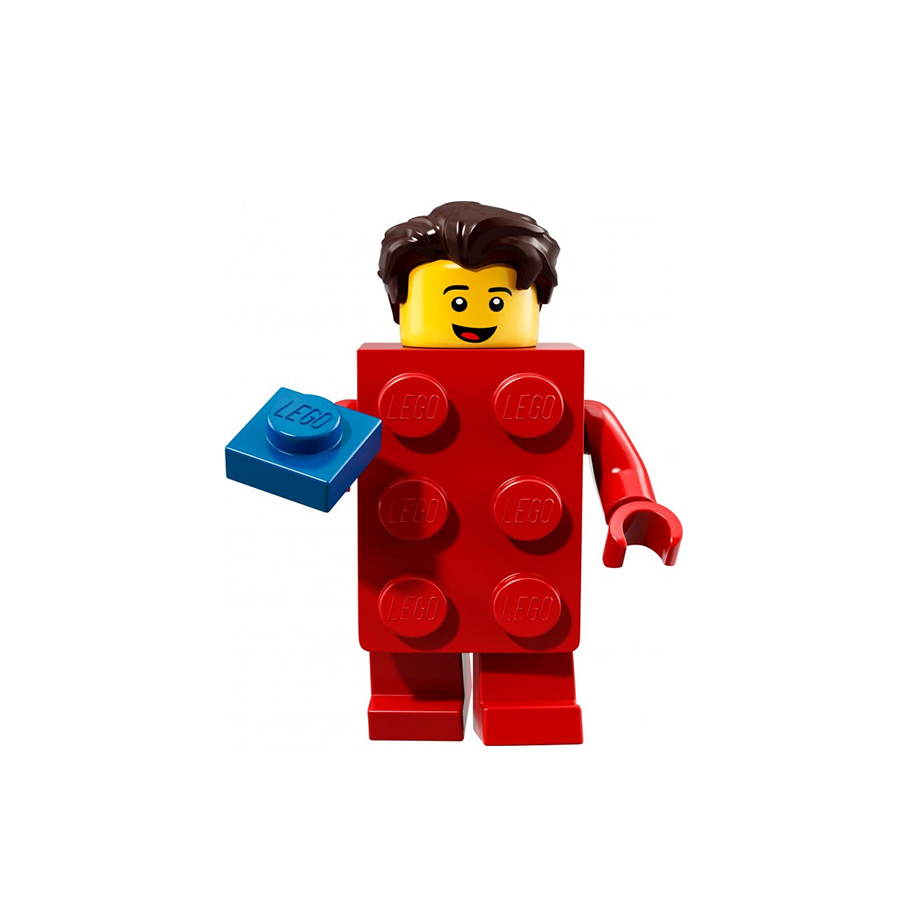 LEGO Minifiguras | Serie 18ª Fiesta: Chico con disfraz de Brick LEGO 71021-02
