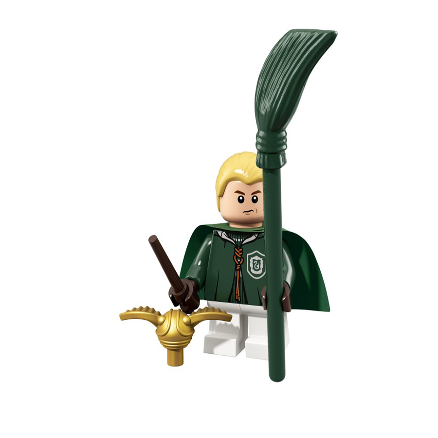 LEGO Minifiguras | Harry Potter y Animales Fantásticos: Draco Malfoy con Túnica Quidditch 71022-04