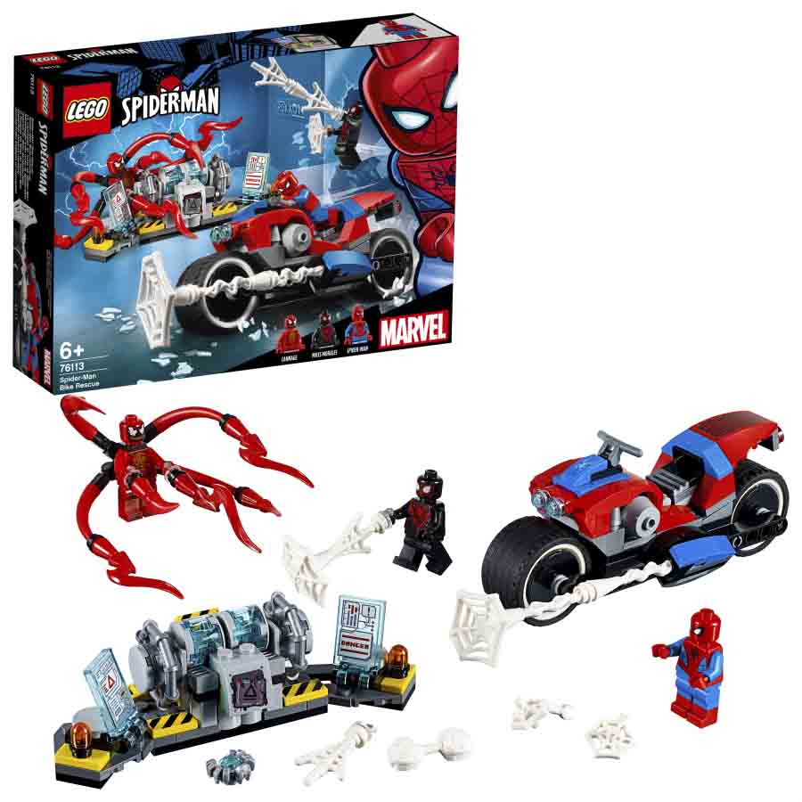 LEGO Marvel | Rescate en Moto de Spider Man 76113