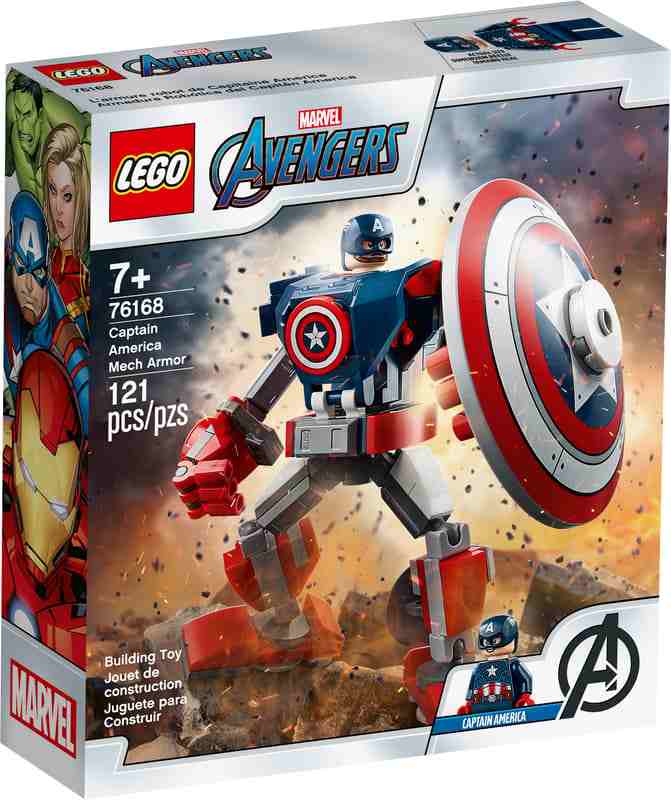 LEGO Marvel | Armadura Robótica del Capitán América 76168